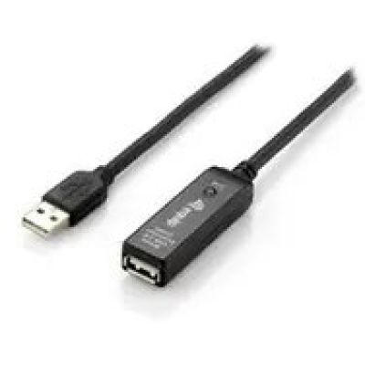 Zubehörkabel USB-A 2.0->A Act. Erweiter. St/Bu 15,00 m schwarz
