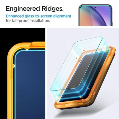 5. Spigen ALM Glas.tR gehärtetes Glas für Samsung Galaxy A54 5G - 2 Stk.