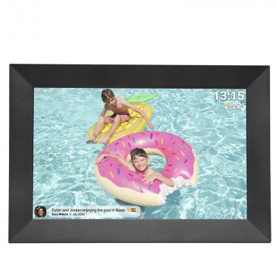 6. Denver PFF-1024BMK2 Digitaler Bilderrahmen, Schwarz, 25,6 cm (10,1") Touchscreen, WLAN
