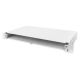 19-Zoll-Patchpanel ohne Frontplatte, 1 HE, verschiebbar, Kabelverschraubungen PG13,5 und PG16, Kabelbinder/Halterungen, grau