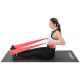 23. Trainingstape für Pilates-Übungen, 2000 x 150 x 0,30 mm, 9–11 kg, rot