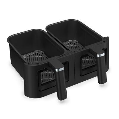 3. Tristar FR-9075 Doppelfritteuse 9L Autonome 2500W Heißluftfritteuse Schwarz