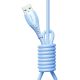 2. Joyroom S-A59 Vibrant Series 3A USB-A-auf-USB-C-Kabel 1,2 m – blau