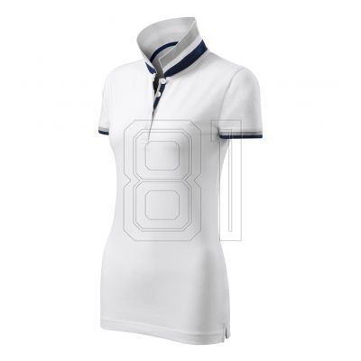 Malfini Collar Up W MLI-25700 Weißes Poloshirt