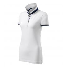 Malfini Collar Up W MLI-25700 Weißes Poloshirt
