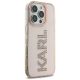 4. Karl Lagerfeld IML Strass Logo iPhone 16 Pro Max Hülle - Rosa