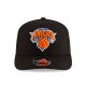 2. New Era 9SEVENTY New York Knicks NBA Team Schwarze Stretch-Snapback-Kappe - 60755449