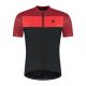 Rogelli CORE BLOCK T-Shirt schwarz und rot M