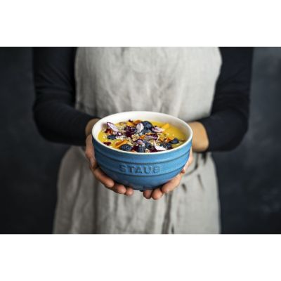3. Staub Ceramique Schüssel-Set 0,7 l Rund Keramik Türkis 4-tlg.