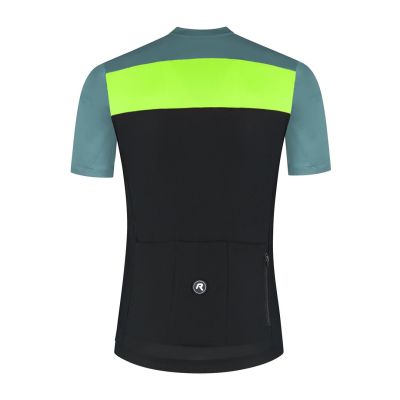 2. Rogelli CORE BLOCK T-Shirt schwarz-türkis-gelb M