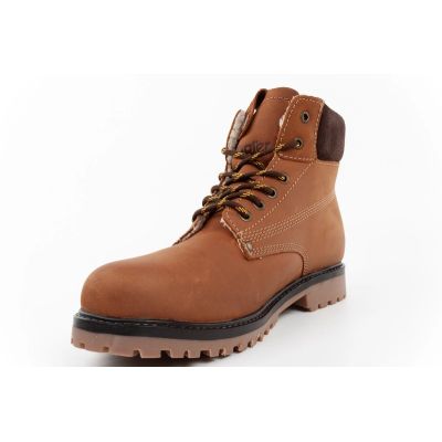 4. Wrangler Herren-Winterstiefel, gefütterte Leder-Trekkingschuhe, hohe Stiefeletten