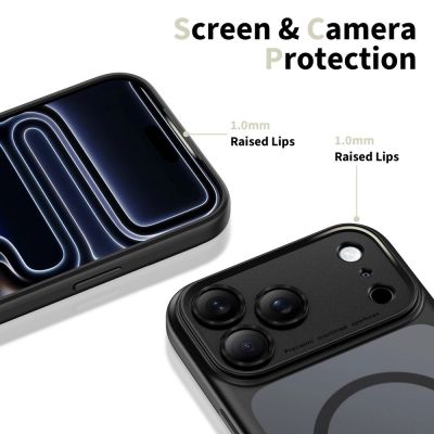 3. Tech-Protect Magpeak Magsafe CC Case für iPhone 17 Pro Max - Mattschwarz
