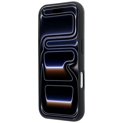 5. BMW M Quadrille Kevlar Metall Logo MagSafe Hülle für iPhone 17 Pro Max / 18 Pro Max - Grau