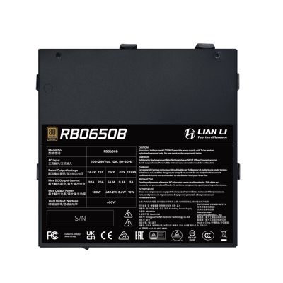 2. Lian Li RB0650B.B Netzteilmodul 650W 24-Pin ATX Schwarz