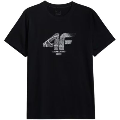 2. Herren-T-Shirt 4F M3558 Tiefschwarz 4FWAW26TTSHM3558 20S