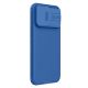 3. Nillkin CamShield Pro magnetische Hülle für iPhone 15 Pro Max mit Kameraschutz – Blau