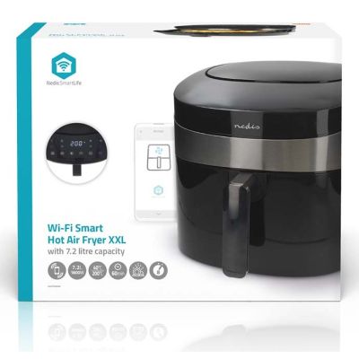 9. Nedis SmartLife 7,2l KAAF180BKW Heißluftfritteuse