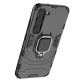 10. Ring Armor Hülle für Samsung Galaxy S23 gepanzerte Hülle magnetischer Haltering schwarz