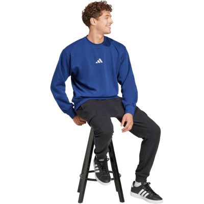 6. adidas Essentials Feelcozy Sweatshirt für Herren, blau, JE3792