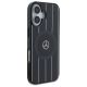 4. Mercedes MB Double Layer Crossed Lines MagSafe Hülle für iPhone 16 - Schwarz