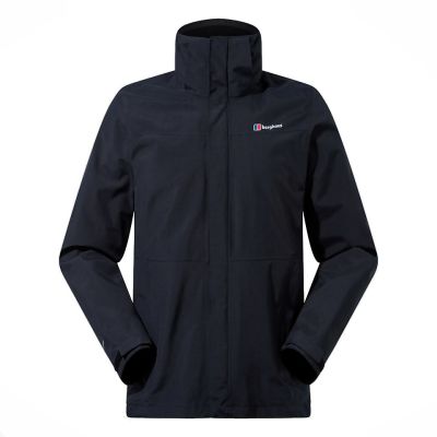 11. Berghaus Hillwalker IA Shelljacke, Größe M, Schwarz + Berghaus Prism PT HZ Sweatshirt, Größe M, Schwarz