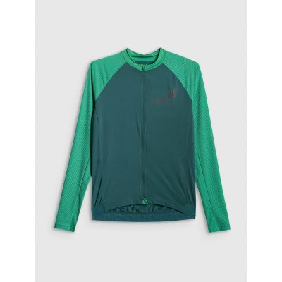 10. 4F Herren-Rad-Langarmshirt mit UPF50+ Filter 4FRSS26TFLOM649-41S
