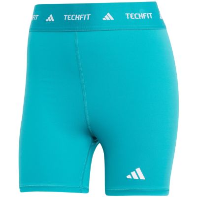 8. adidas Techfit Türkis Damen Shorts JW7561
