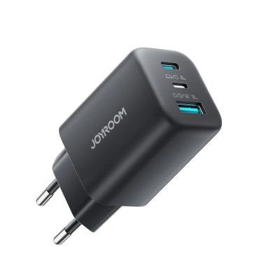 4. Joyroom JR-TO1 GaN 45 USB-C Lightning USB-A Wandladegerät – Schwarz