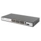 Digitus DN-95343 Netzwerk-Switch, unmanaged Fast Ethernet (10/100), PoE-Unterstützung, 1 HE, Schwarz/Silber