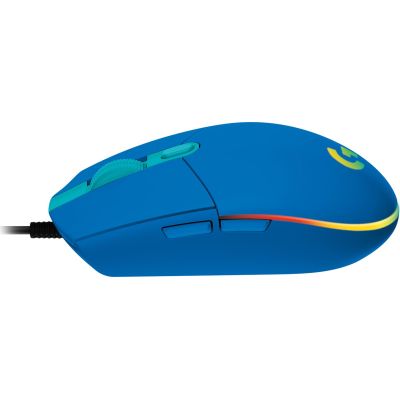 4. Logitech G102 Lightsy Blue USB-Maus 910-005801