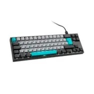 Ducky Miya Pro Moonlight TKL Gaming-Tastatur für PC/Mac, MX-Silent-Red, weiße LEDs – Dunkelgrau