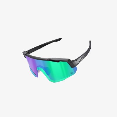 2. SUPACaz ORBITRON Brille Matt Schwarz, Aurora Lazer