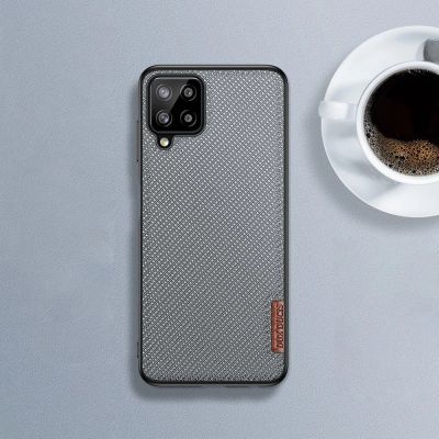 12. Dux Ducis Fino Hülle ist mit Nylon überzogen Samsung Galaxy A22 4G schwarz