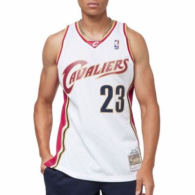 Mitchell & Ness NBA Swingman-Trikot Cavaliers 03 Lebron James M SMJYCP19209-CCAWHIT03LJA