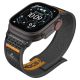 4. Spigen Athlex Air 2 Armband für Apple Watch (44 / 45 / 46 / 49 mm) – Schwarz und Orange