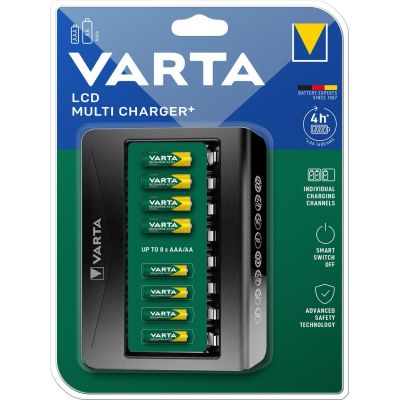 10. Varta LCD Multi-Ladegerät + Akkuladegerät für den Heimgebrauch