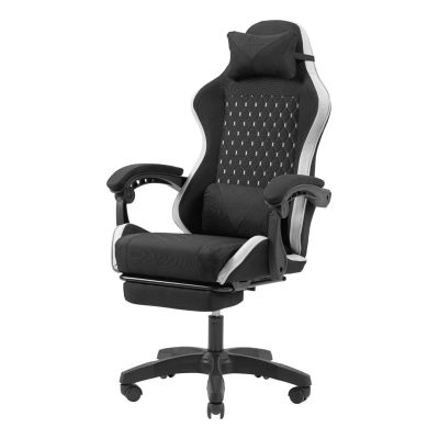 5. TACENS MARS MGC-X FABRIC Schwarz/Weiß - Gaming-Stuhl