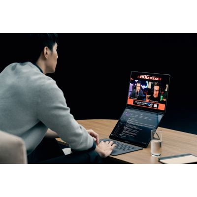 41. ASUS ROG Zephyrus Duo 16 GX651AX-U9322X Ultra 9 386H 2x16,0" 3K Touch OLED 120Hz 1100nits AG 32GB LPDDR5X SSD2TB GeForce RTX 5090 24GB CAM1080p + IR 90Whs W11Pro Aluminium Stellar Gray