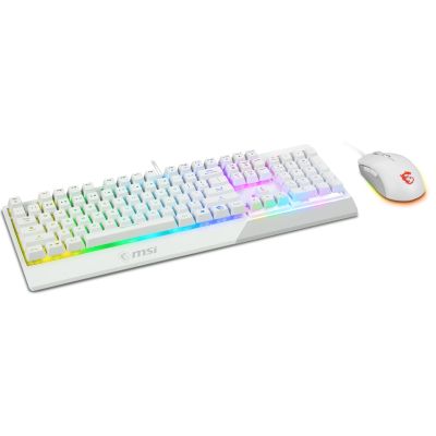 3. MSI VIGOR GK30 COMBO Weißes Tastatur- + Maus-Set