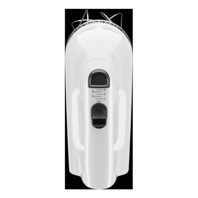 4. KitchenAid 5KHM5110EWH 85W Handmixer Weiß