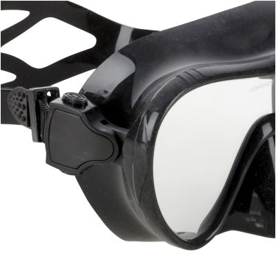 2. Tauchmaske Fashy „Adventure III“ schwarz/transparent