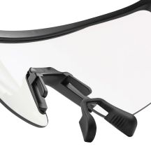 Rockbros Photochrome Fahrradbrille mit UV-Schutz und Korrektureinsatz - Transparent Schwarz