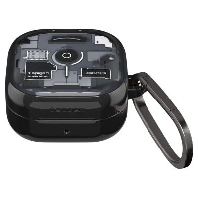 2. Spigen Ultra Hybrid Zero One Hülle für Samsung Galaxy Buds 4 / 4 Pro – Schwarz