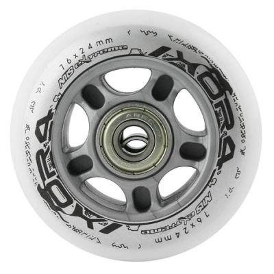8. PU 76x24 82A WEISS (4 Stk.) + ABEC-7 (8 Stk.) NILS EXTREME SET
