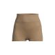 2. CASALL Glänzende, nahtlose Rippstrick-Hotpants, Damen-Trainingsleggings, Grün
