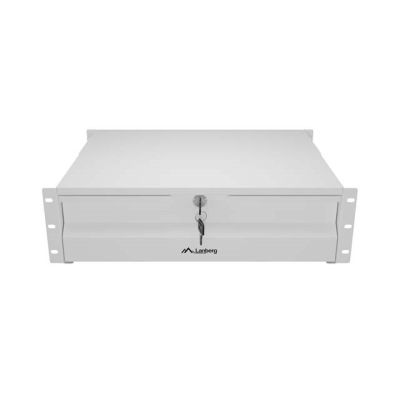 8. LANBERG Schublade für Schränke 19" 3HE 360MM GRAU