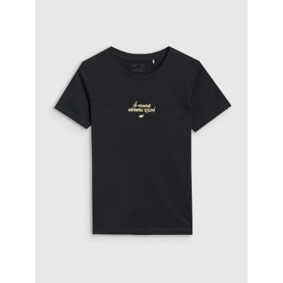 6. Damen-T-Shirt mit Aufdruck, regulär, Größe 4F 4FRSS25TTSHF2786-20S