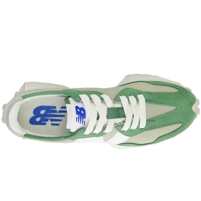 2. New Balance 327 Wildleder-Sneaker in Grün für Herren/Damen (U327CE)