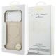 8. Guess MagSafe-Hülle mit Dreieckslogo für iPhone 17 Pro – Beige