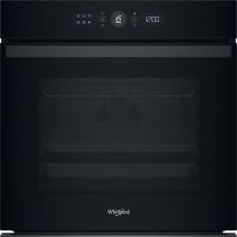 Einbaubackofen WHIRLPOOL WOI4S8HM2SBA schwarz Dampf+ Hydrolyse SoftClose AirFry